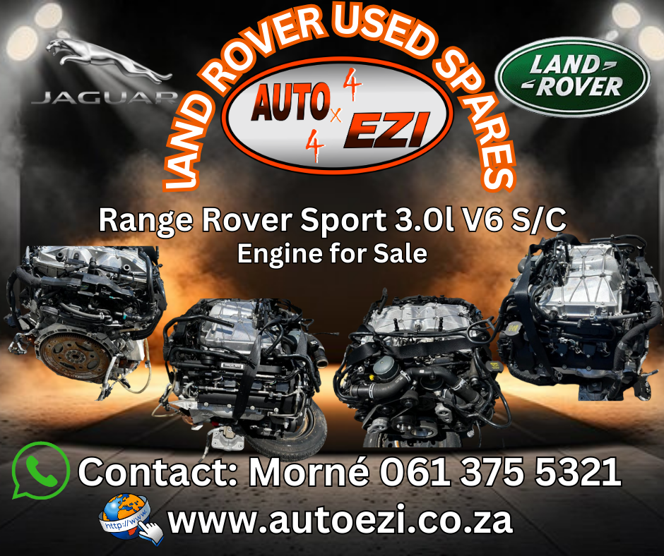 Range Rover Sport S/C V6 3.0 Engine for sale