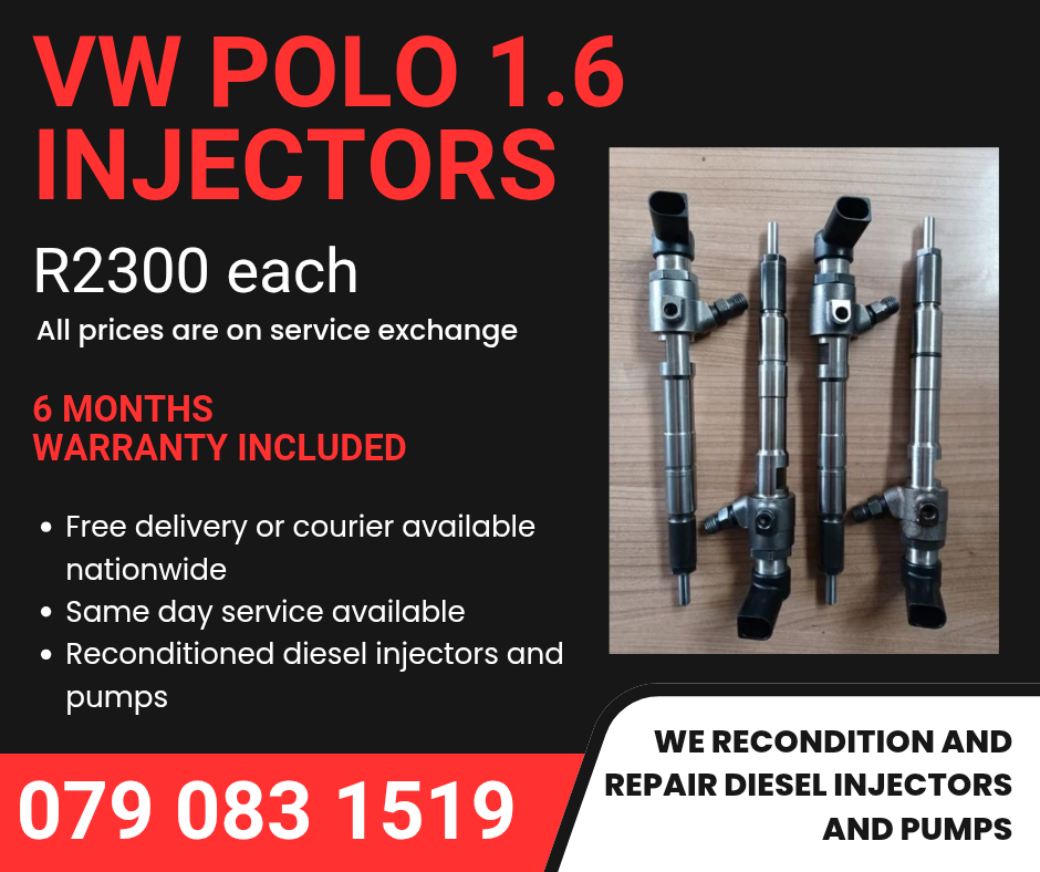 VW POLO 1.6 INJECTORS FOR SALE WITH WARRANTY - Private Seller VW POLO 1.6 INJECTORS FOR SALE WITH WARRANTY - Private Seller