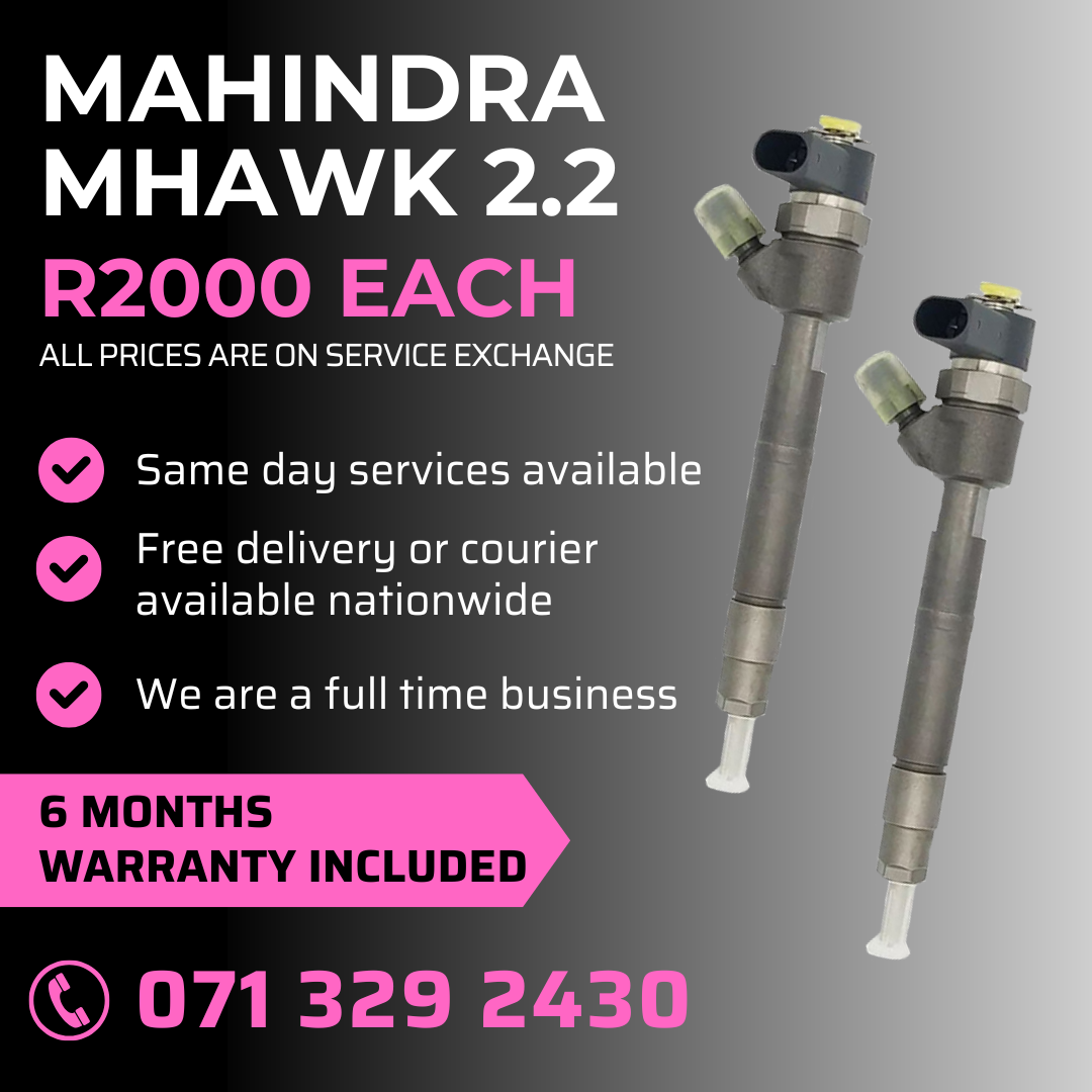 MAHINDRA MHAWK 2.2 INJECTORS FOR SALE WITH WARRANTY ON - Private Seller MAHINDRA MHAWK 2.2 INJECTORS FOR SALE WITH WARRANTY ON - Private Seller