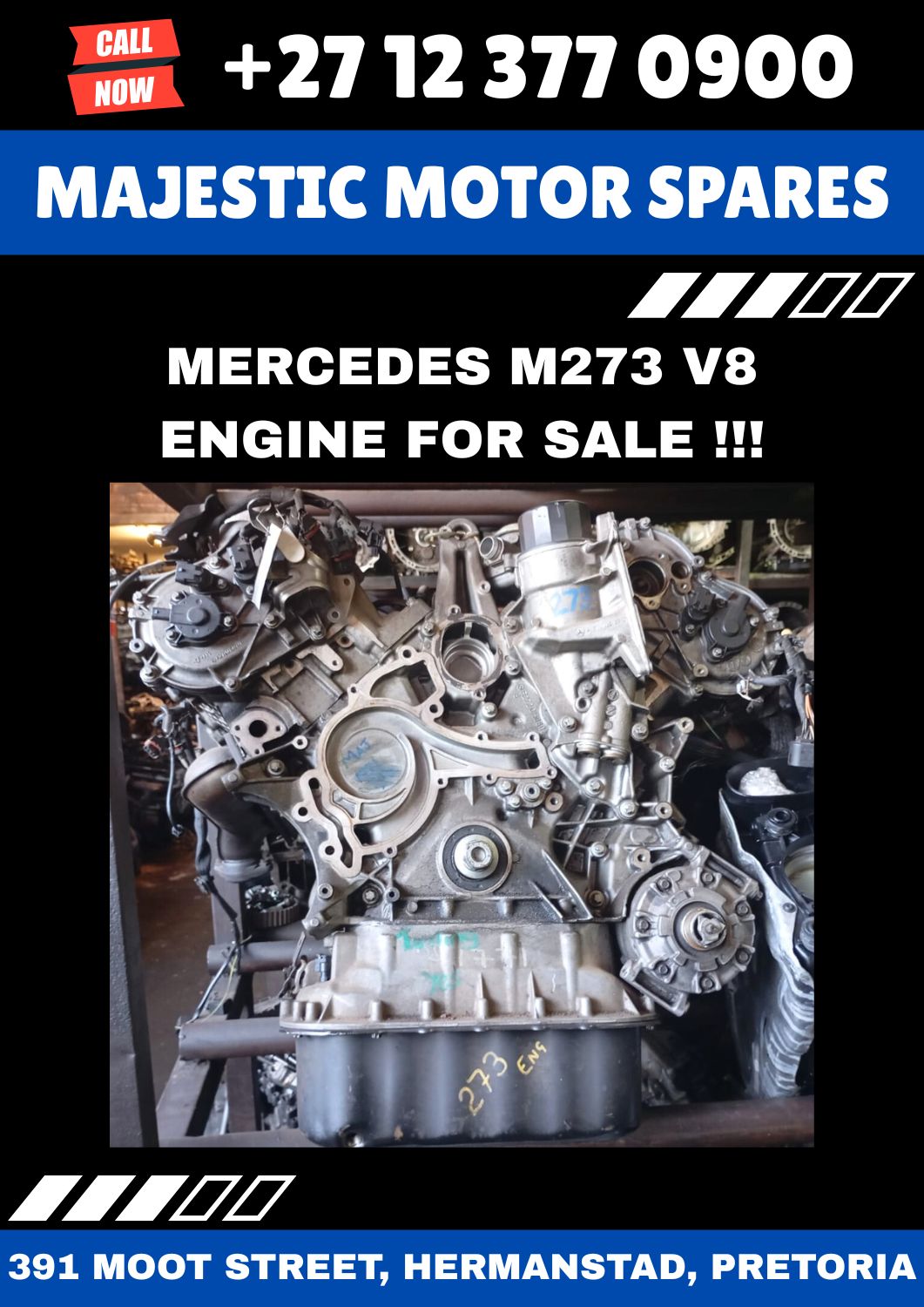 Mercedes-Benz M273 V8 Engine for Sale – Used - Private Seller Mercedes-Benz M273 V8 Engine for Sale – Used - Private Seller
