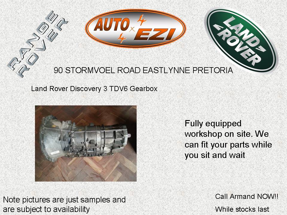 Land Rover Discovery 3 TDV6 Automatic Gearbox