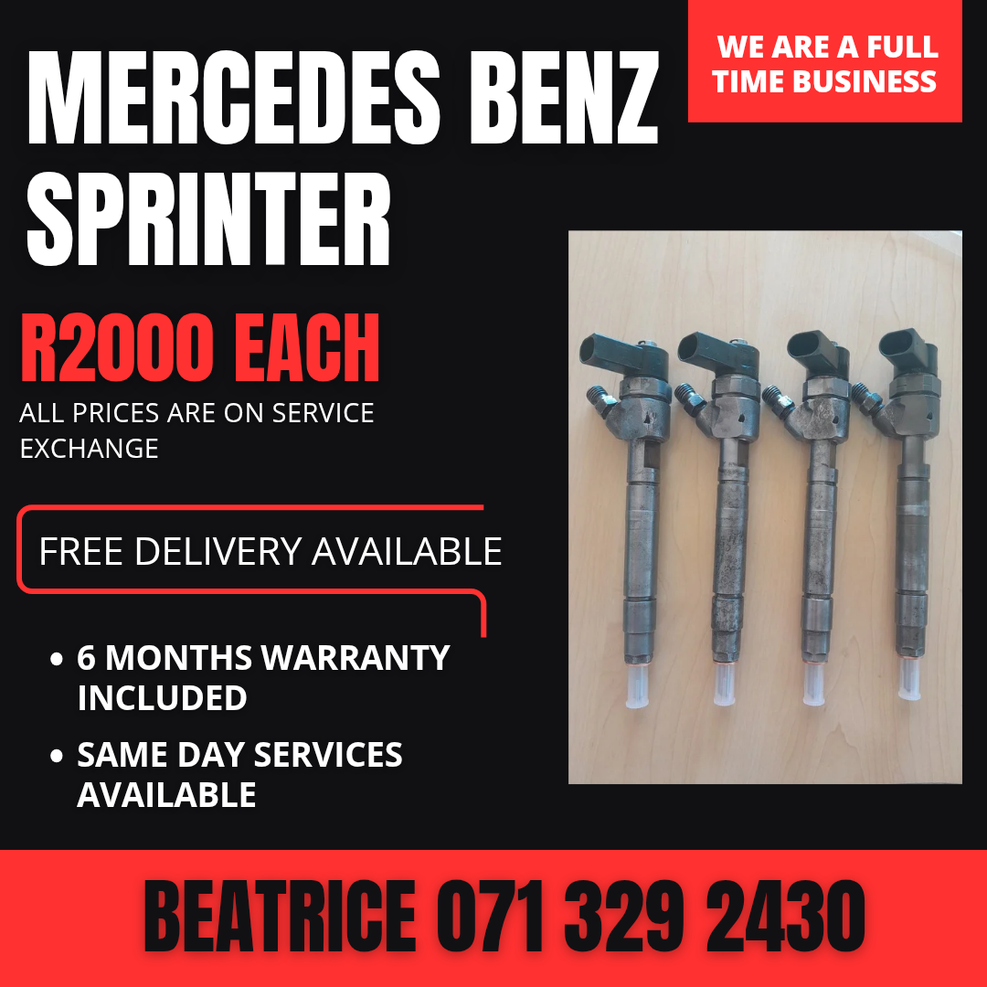 MERCEDES BENZ SPRINTER INJECTORS FOR SALE WITH WARRANTY - Private Seller MERCEDES BENZ SPRINTER INJECTORS FOR SALE WITH WARRANTY - Private Seller