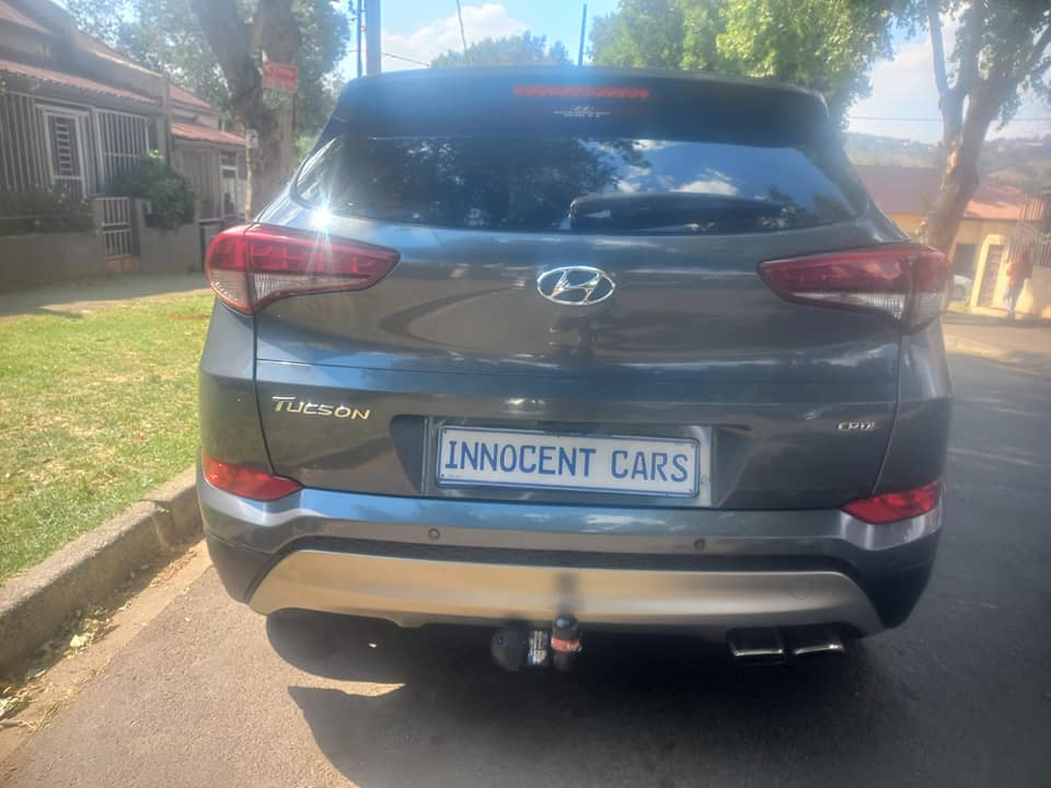 2018 HYUNDAI TUCSON SUV 2.0 CRDI DIESEL, AUTOMATIC, GREY COLOR, MILEAGE 96000KMS