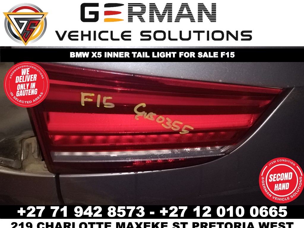 BMW X5 F15 Inner Tail Light – For Sale - Private Seller BMW X5 F15 Inner Tail Light – For Sale - Private Seller