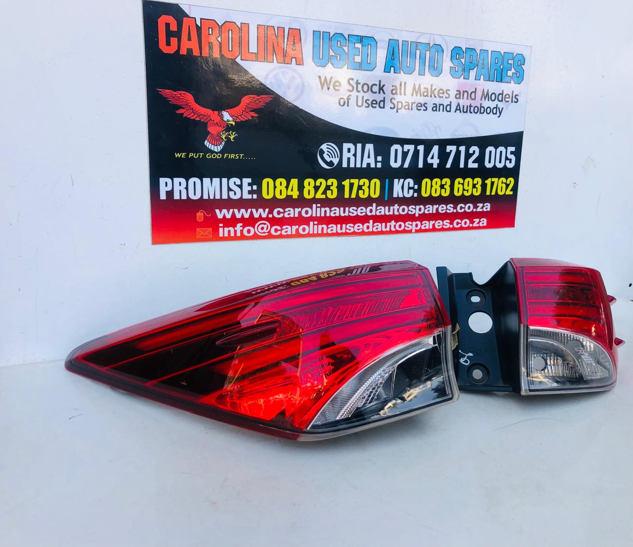 Toyota Fortuner left and right side outer taillights - Private Seller Toyota Fortuner left and right side outer taillights - Private Seller