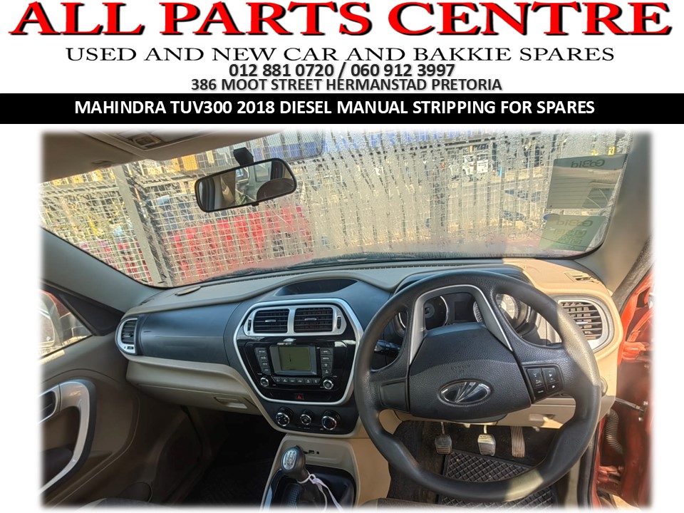 Mahindra Tuv300 2018 diesel manual stripping for spares