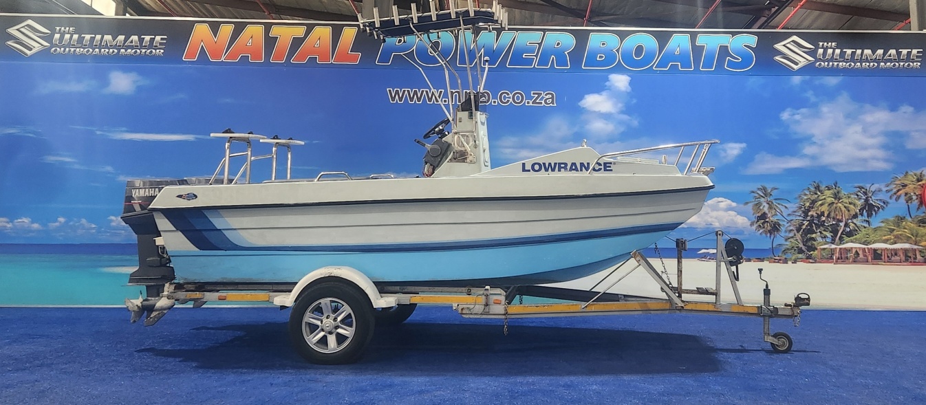 T CAT 16,6 CC ON TRAILER 2 X 60 HP YAMAHA