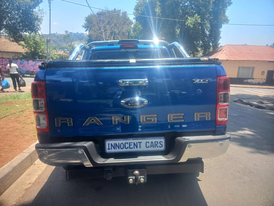 2021 FORD RANGER D-CAB 2.2 XLT DIESEL, AUTOMATIC, BLUE COLOR, MILEAGEFSH