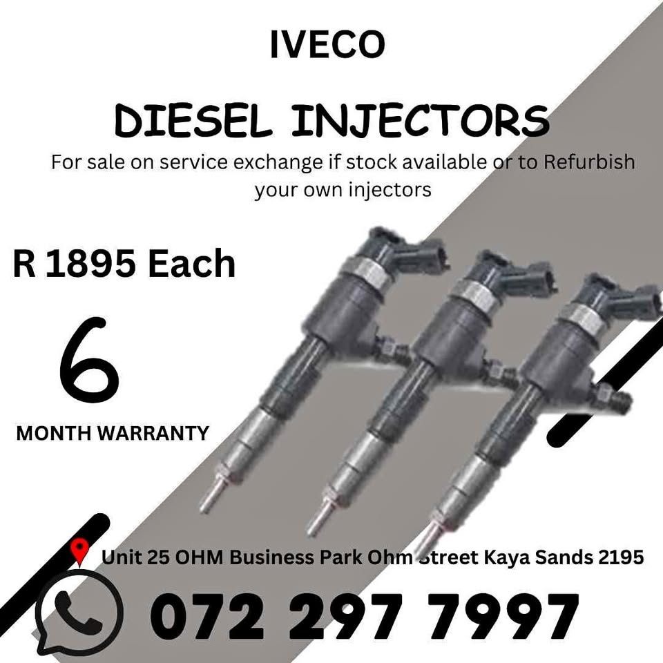 Iveco Diesel Injector for sale on service exchange or to recon