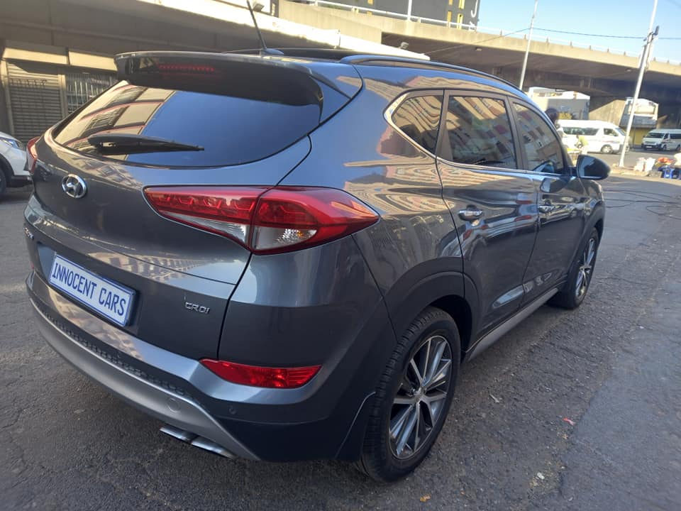 2018 HYUNDAI TUCSON 1.6 DIESEL, AUTOMATIC /SUNROOF, GREY COLOR, MILEAGE 88000KM