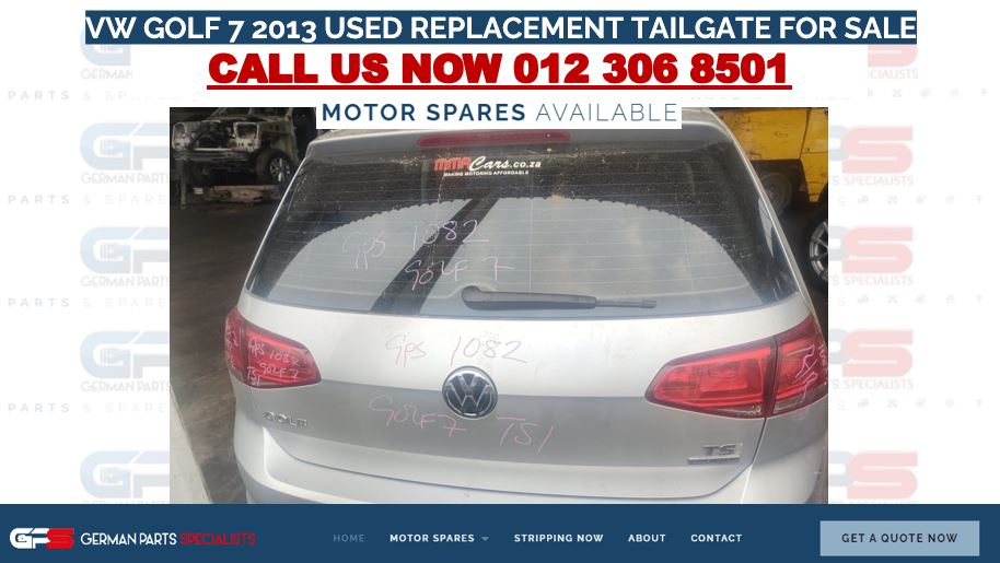 VW GOLF 7 2013 USED REPLACEMENT TAILGATE FOR SALE - Private Seller VW GOLF 7 2013 USED REPLACEMENT TAILGATE FOR SALE - Private Seller