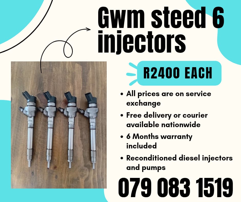 GWM STEED 6 2.0 INJECTORS FOR SALE WITH WARRANTY - Private Seller GWM STEED 6 2.0 INJECTORS FOR SALE WITH WARRANTY - Private Seller