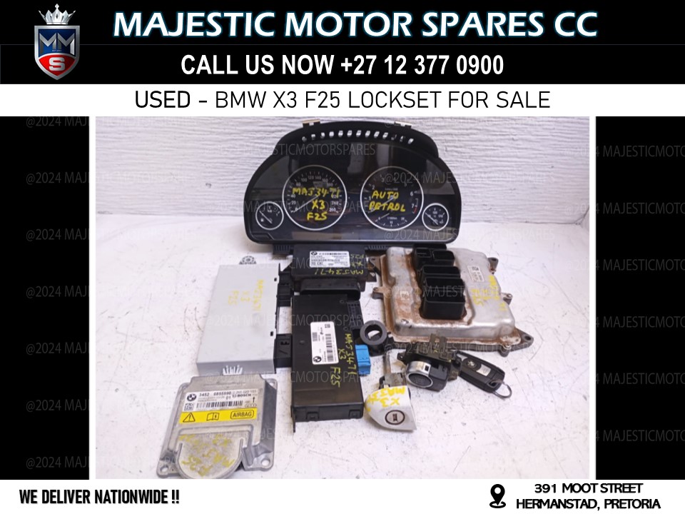BMW X3 F25 Lockset Complete for Sale - Used - Private Seller BMW X3 F25 Lockset Complete for Sale - Used - Private Seller