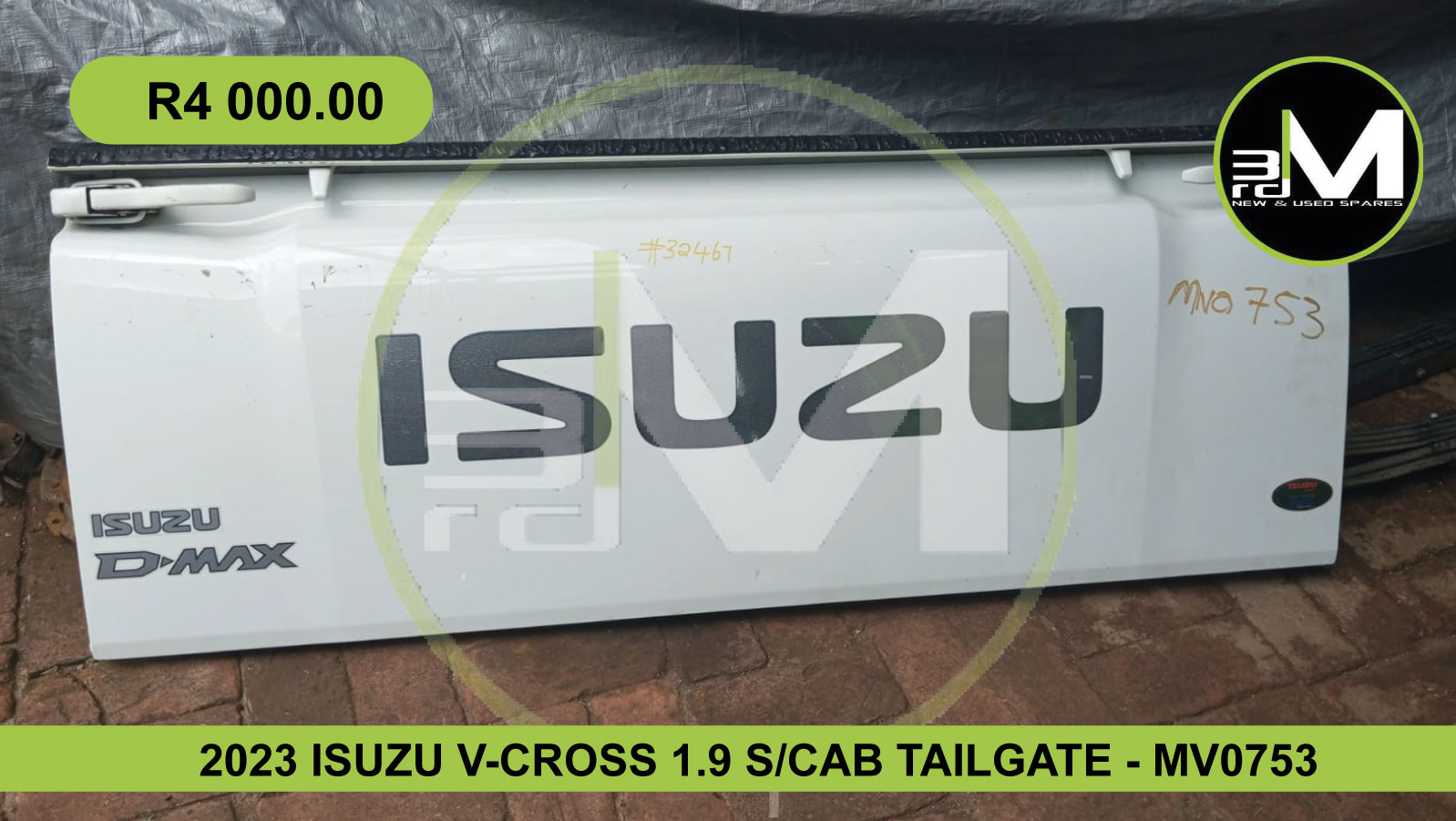 2023 ISUZU V-CROSS 1.9 S/CAB TAILGATE - MV0753 - Private Seller 2023 ISUZU V-CROSS 1.9 S/CAB TAILGATE - MV0753 - Private Seller