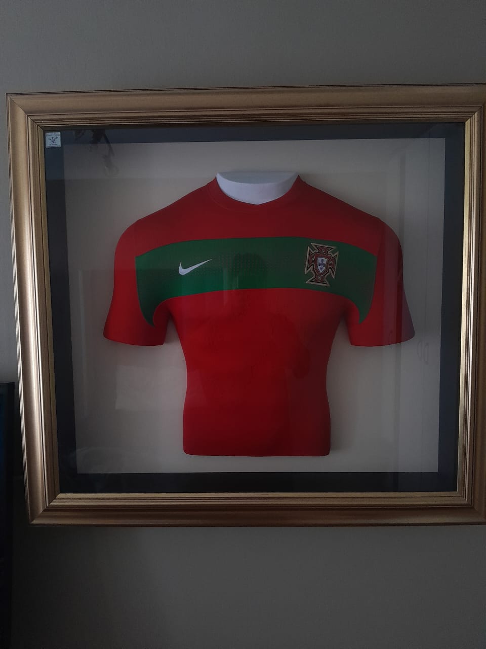 2010 world cup shirts framed
