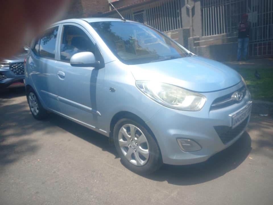 2011 HYUNDAI i10 1.2 PETROL, MANUAL, BLUE COLOR, MILEAGE 107000KMS