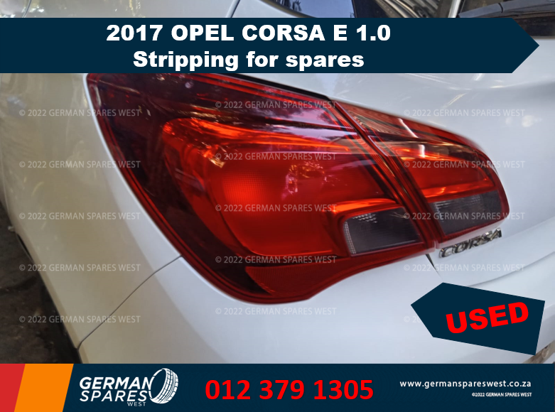2017 OPEL CORSA E 1.0 STRIPPING FOR USED SPARES - Private Seller