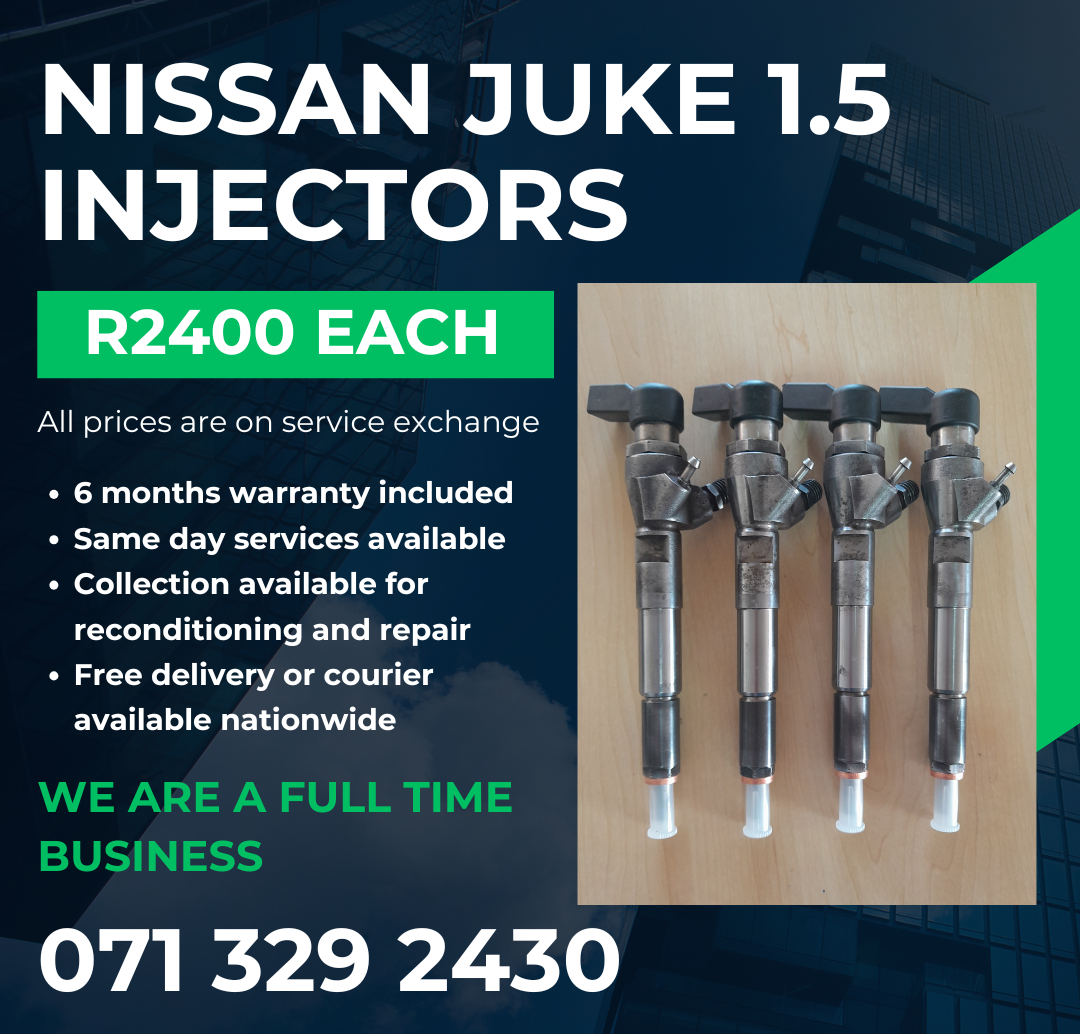 NISSAN JUKE 1.5 INJECTORS FOR SALE WITH WARRANTY ON - Private Seller