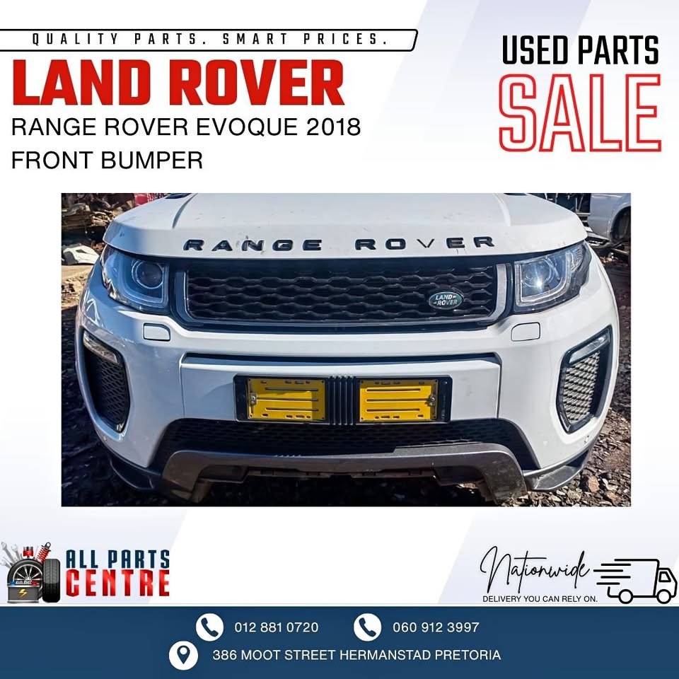 Land Rover Range Rover Evoque 2018 Front Bumper - Private Seller Land Rover Range Rover Evoque 2018 Front Bumper - Private Seller