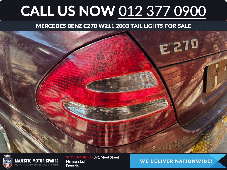 Mercedes Benz E270 tail lights used for sale - Private Seller Mercedes Benz E270 tail lights used for sale - Private Seller