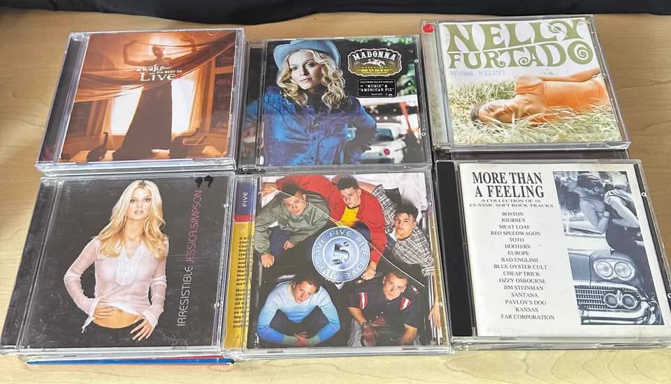 Various Pop and Soft rock music cds
