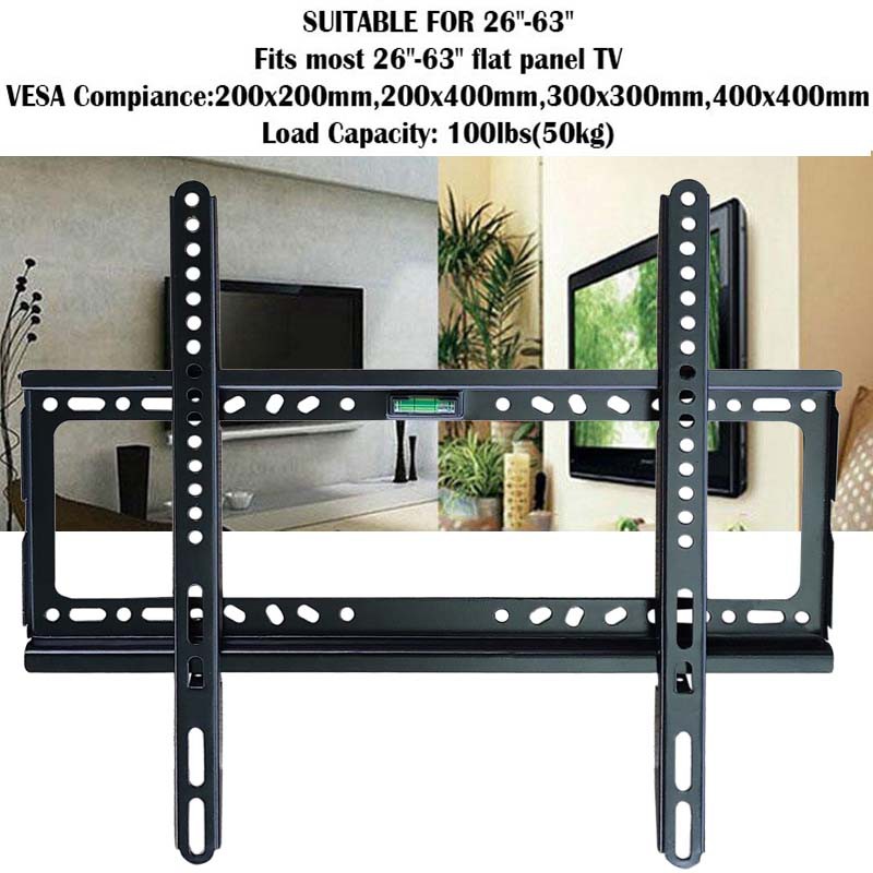 TV Wall Mount Bracket, Flat Panel TV Wall Bracket for 26" ~ 63" inches Brand New