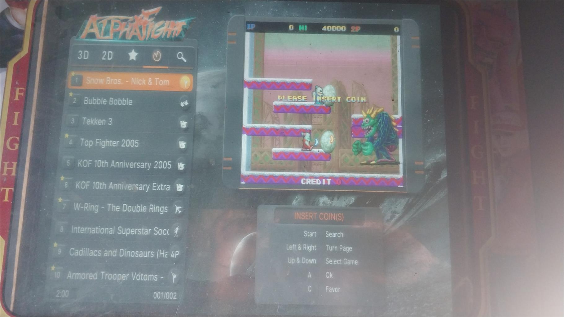 Arcade machine Pandora with over 6000 game