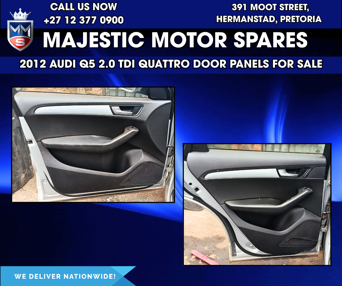 Audi Q5 2.0 TDI Quattro Door Panels for Sale - Used - Private Seller Audi Q5 2.0 TDI Quattro Door Panels for Sale - Used - Private Seller