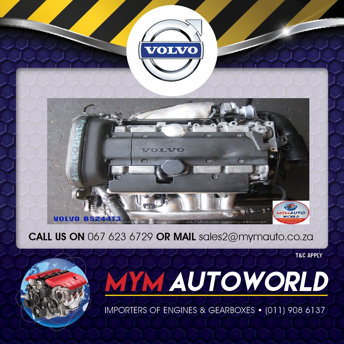 VOLVO S60/S80/V70 2.4 B5244T3 ENGINE - Private Seller VOLVO S60/S80/V70 2.4 B5244T3 ENGINE - Private Seller