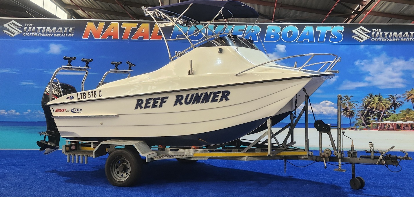 KINGCAT 170 ON TRAILER 2 X 90 HP SUZUKI 4 STROKES
