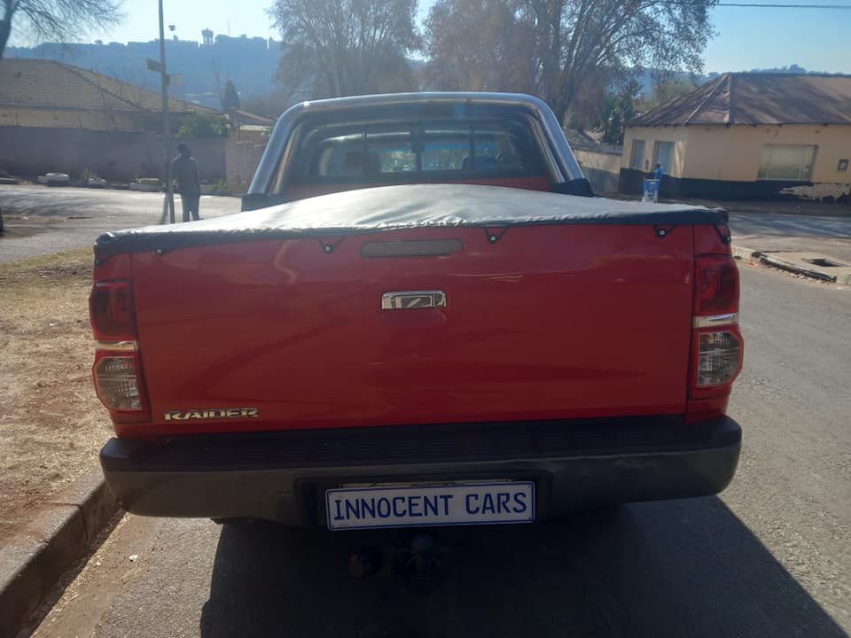 2007 TOYOTA HILUX 3.0 D4D DIESEL ENGINE, DOUBLE CAB, MANUAL, RED COLOR, MILEAGE 105000KMS