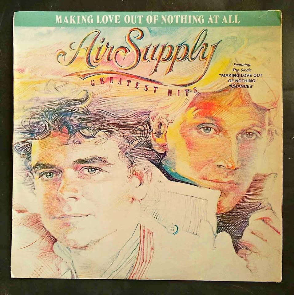 Air Supply Greatest Hits LP Record