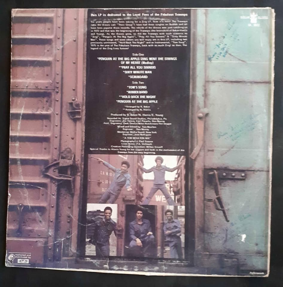 The Trammps - The Legendary Zing Album LP Record