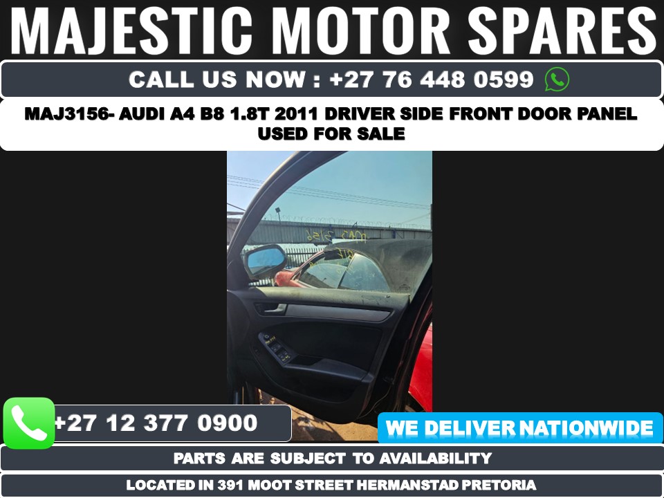 2011 Audi A4 B8 1.8T CDH pre-face front door panel for sale