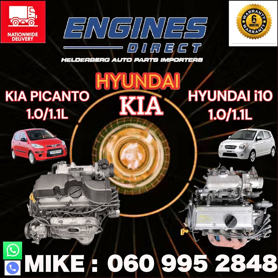 Import Kia Picanto - Hyundai i10 Engine. - Private Seller