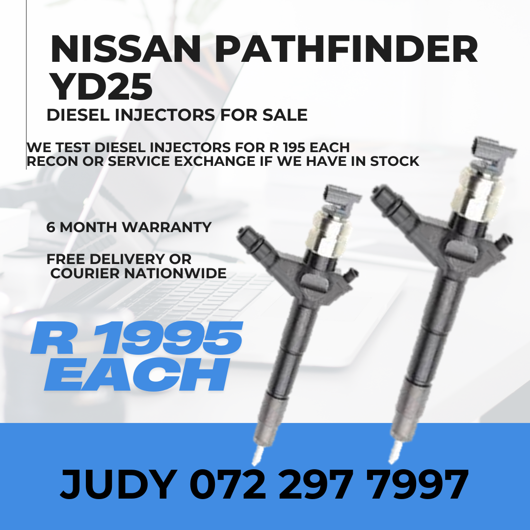 Nissan Pathfinder YD25 Diesel Injectors for sale on servcie exchange or to recon - Private Seller