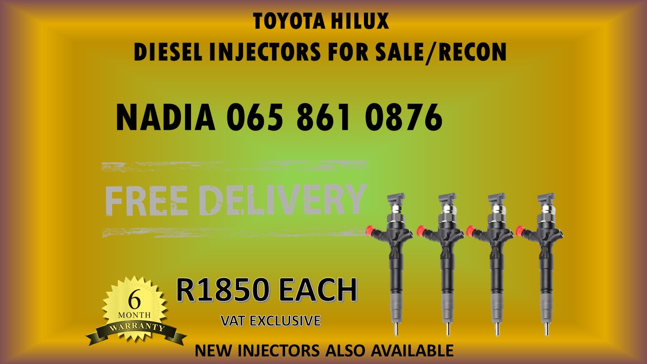 DIESEL INJECTORS FOR SALE FOR TOYOTA HILUX - Private Seller DIESEL INJECTORS FOR SALE FOR TOYOTA HILUX - Private Seller