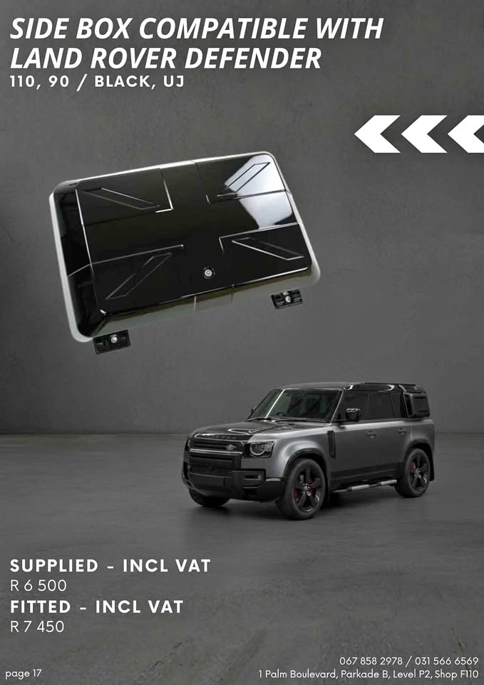 Side Box compatible with Land Rover Defender - fitted - Private Seller Side Box compatible with Land Rover Defender - fitted - Private Seller