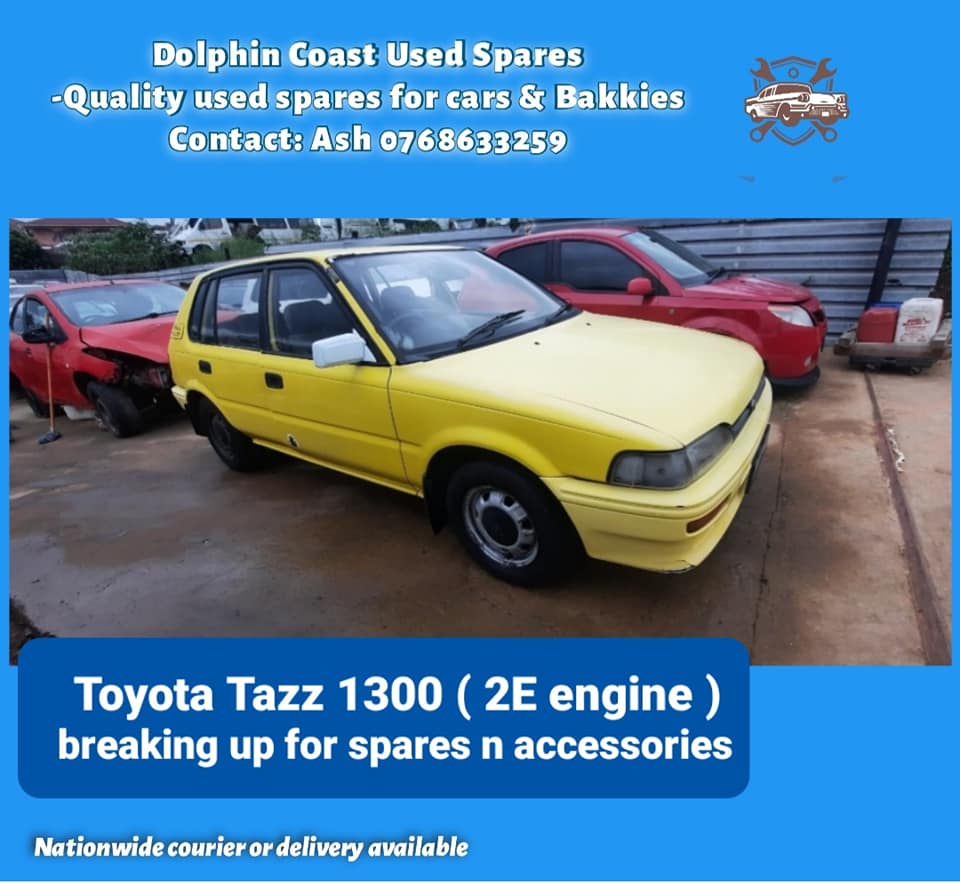 Toyota Tazz ( mk1 1300 carb ) stripping for spares - Private Seller Toyota Tazz ( mk1 1300 carb ) stripping for spares - Private Seller