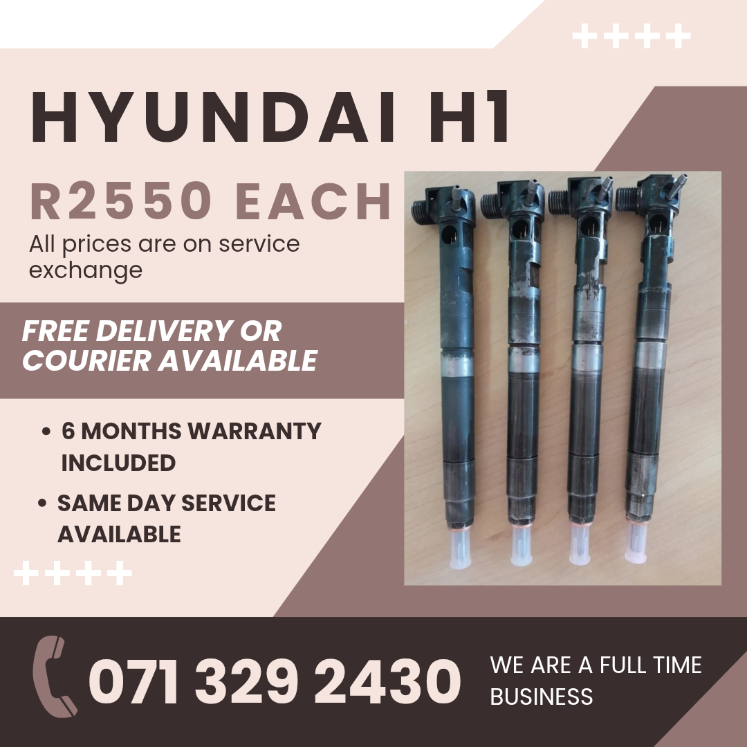 HYUNDAI H1 INJECTORS FOR SALE WITH WARRANTY INCLUDED - Private Seller HYUNDAI H1 INJECTORS FOR SALE WITH WARRANTY INCLUDED - Private Seller