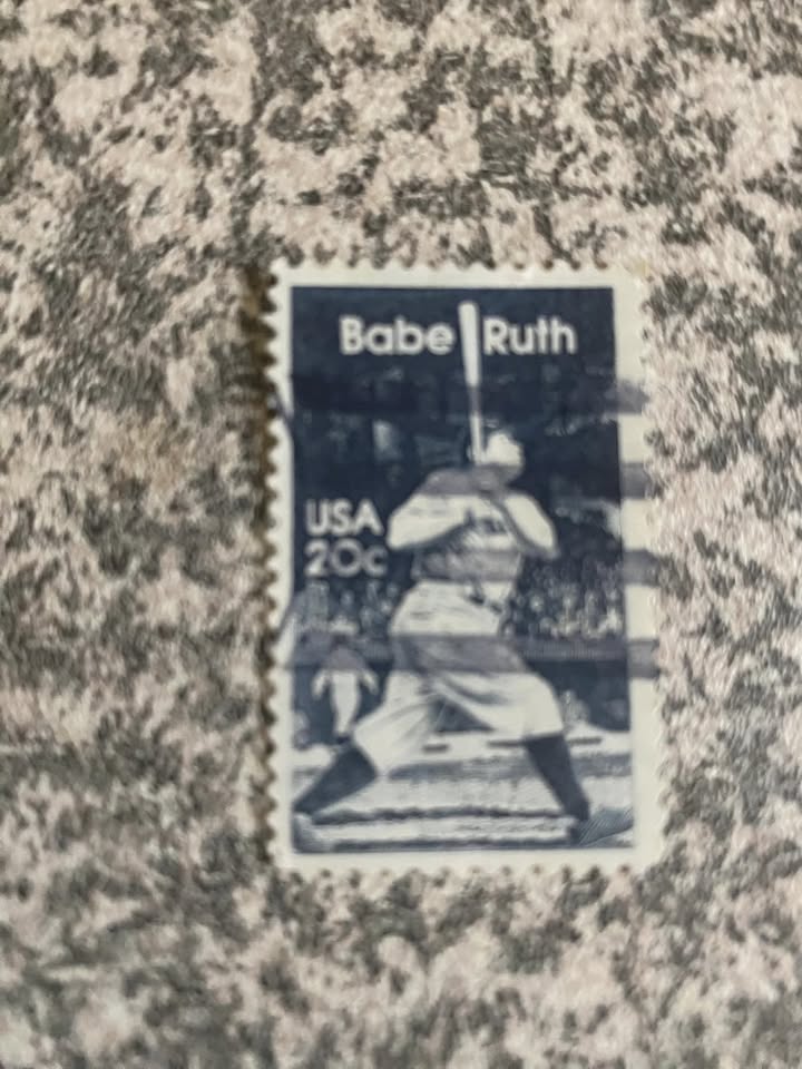 Stamp - Babe Ruth USA 20 cent stamp.