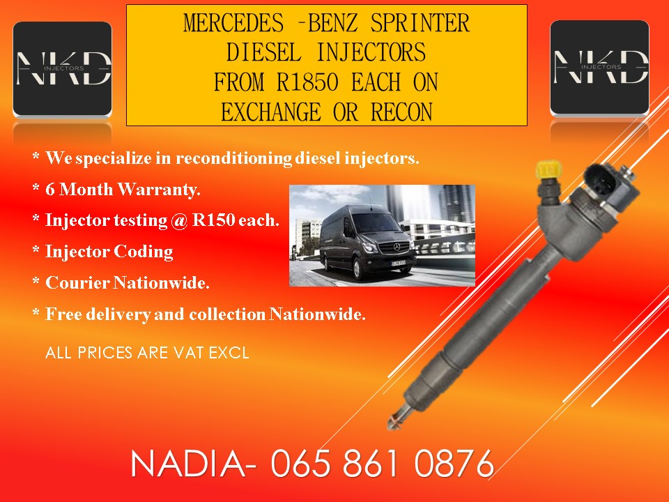 SPRINTER 615 DIESEL INJECTORS FOR SALE - Private Seller SPRINTER 615 DIESEL INJECTORS FOR SALE - Private Seller