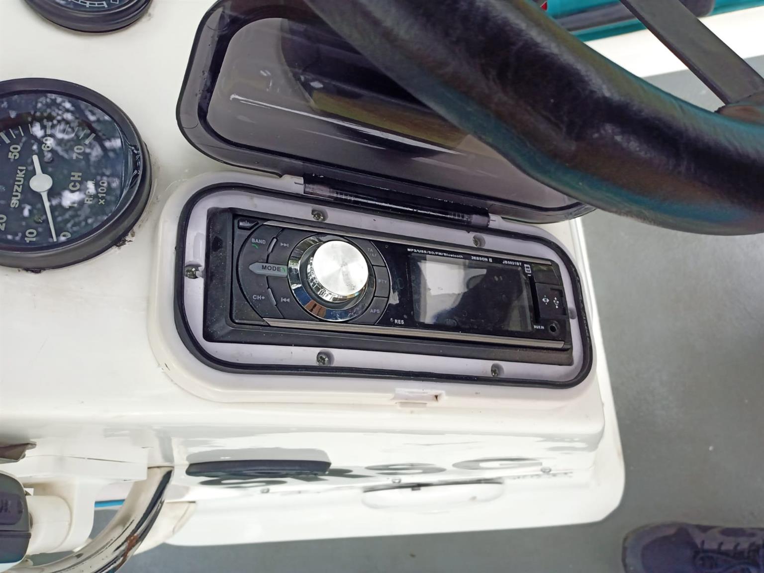 Semi ridget boat