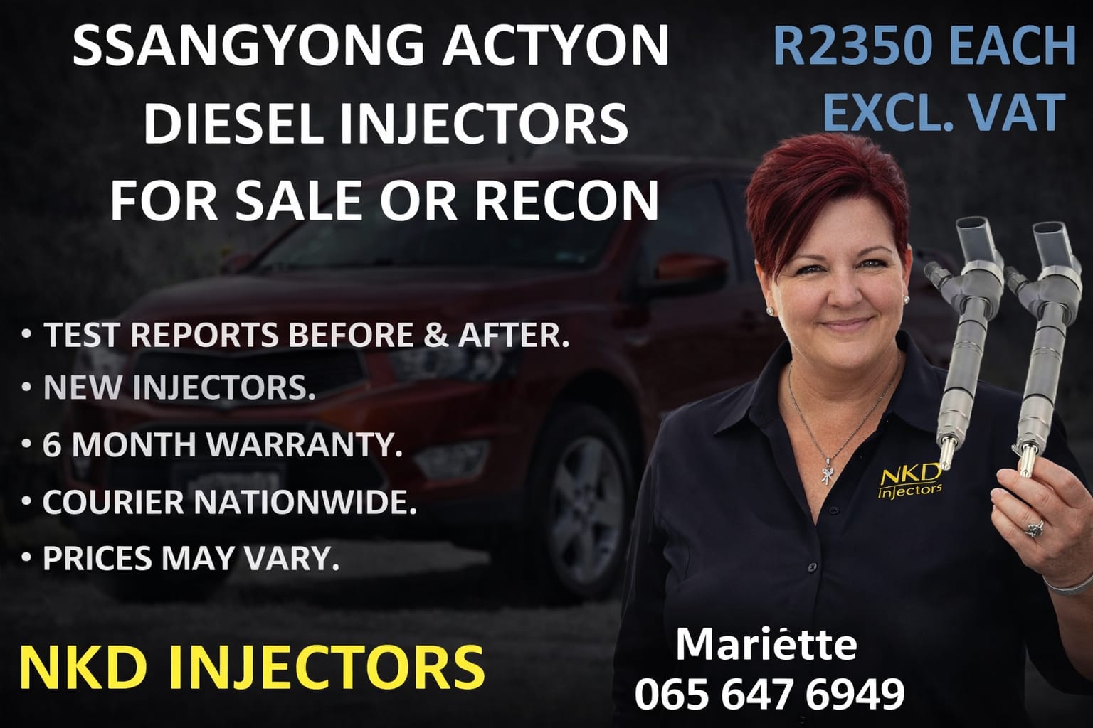 Diesel Injectors Ssangyong Actyon - Private Seller Diesel Injectors Ssangyong Actyon - Private Seller
