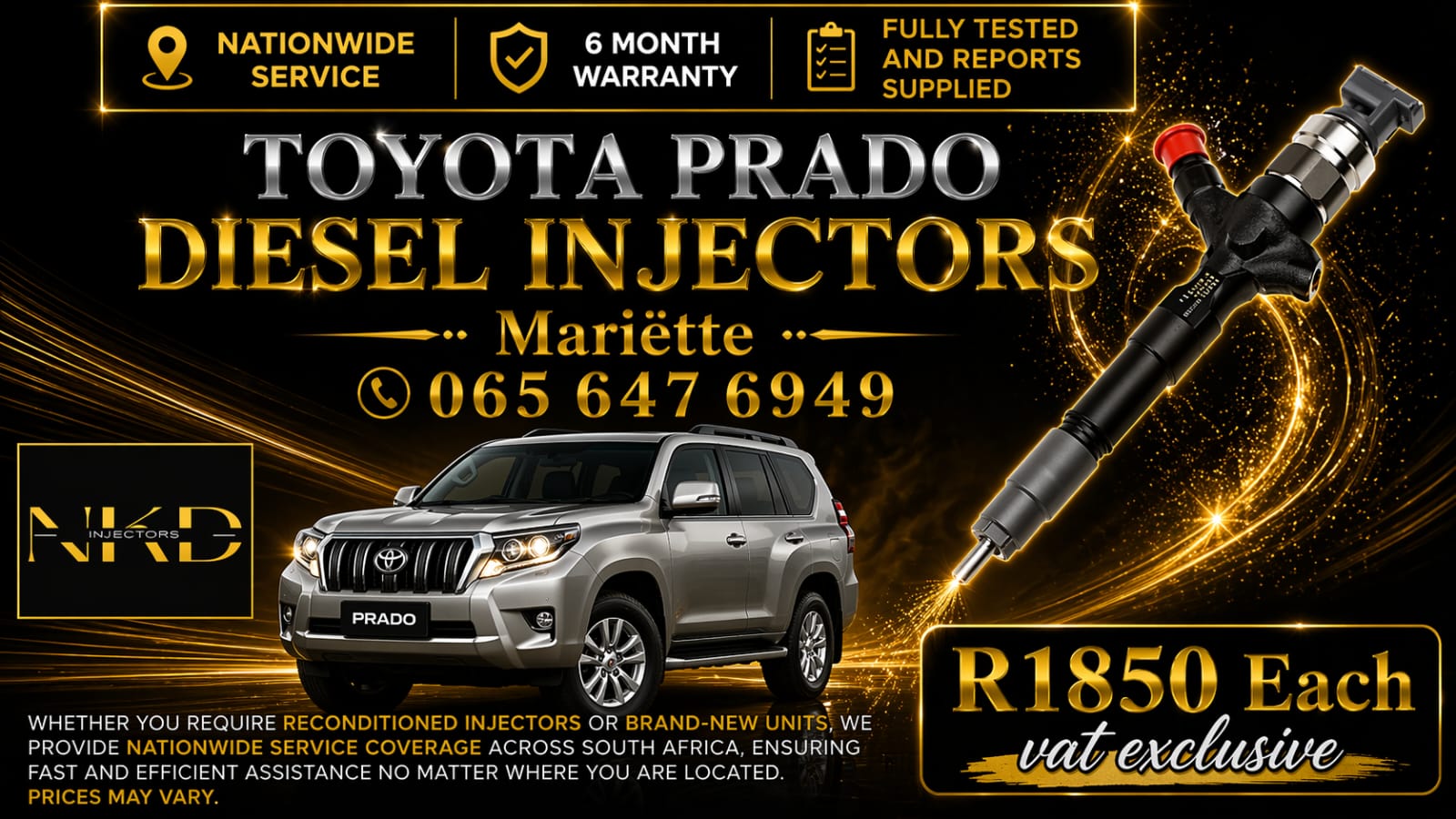 TEST BEFORE AND AFTER RECON PRADO - Private Seller TEST BEFORE AND AFTER RECON PRADO - Private Seller