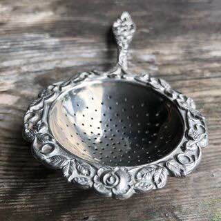 Vintage Silver Plated Tea Strainer Vintage Silver Plated Tea Strainer