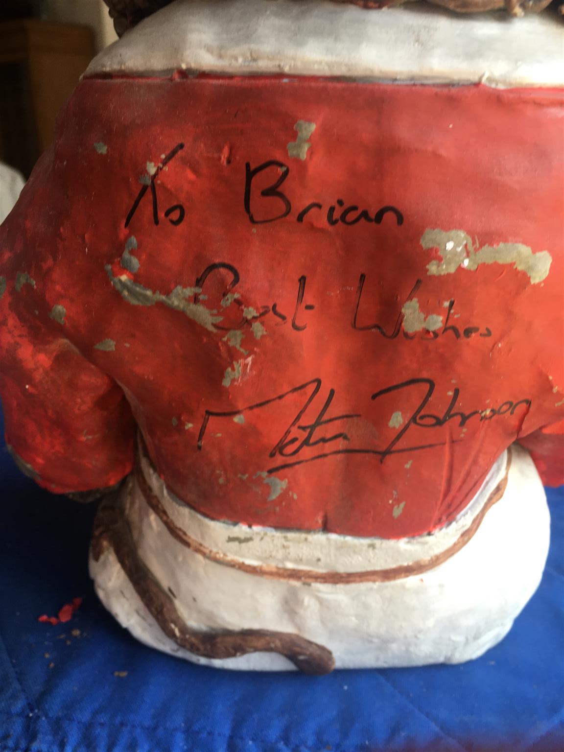 Rugby memorabilia - Captain Martin Johnson signature