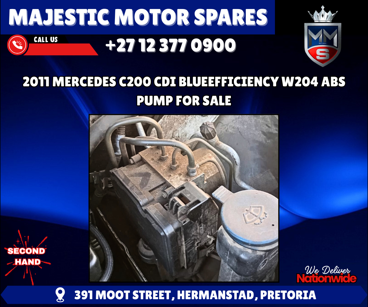 2011 Mercedes C200 CDI W204 ABS Pump For Sale - Private Seller 2011 Mercedes C200 CDI W204 ABS Pump For Sale - Private Seller