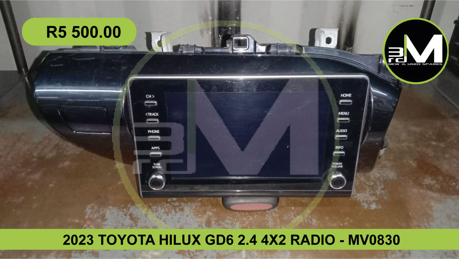 2023 TOYOTA HILUX GD6 2.4 4X2 RADIO - MV0830 - Private Seller