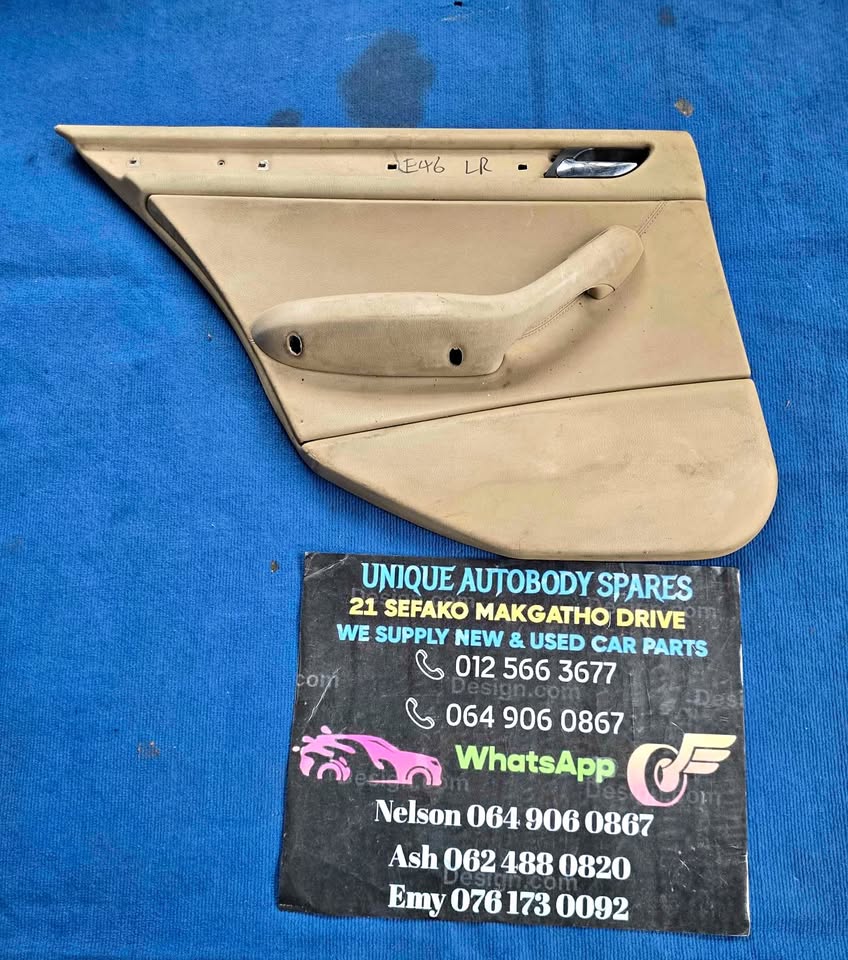 BMW E46 Left Rear Back Door Panel - Private Seller BMW E46 Left Rear Back Door Panel - Private Seller